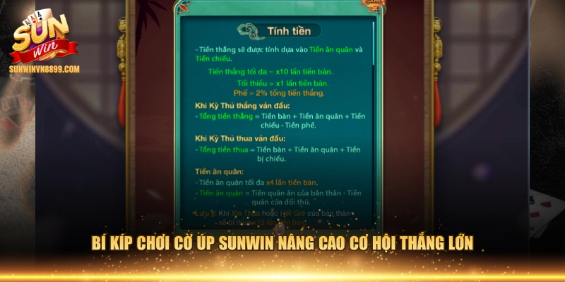 Bí kíp chơi Cờ Úp SUNWIN nâng cao cơ hội thắng lớn