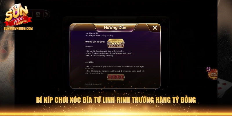 Bí kíp chơi Xóc Đĩa Tứ Linh rinh thưởng hàng tỷ đồng