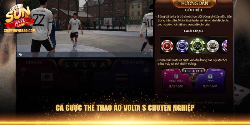 Cá cược thể thao ảo Volta S chuyên nghiệp