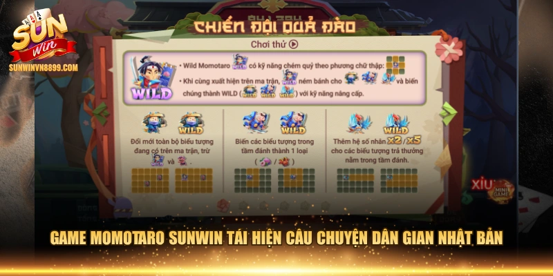Game Momotaro SUNWIN tái hiện câu chuyện dân gian Nhật Bản
