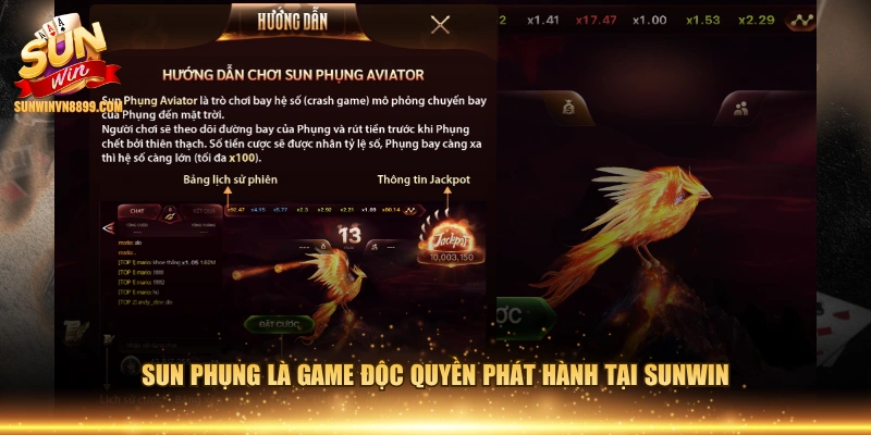 Sun phụng là game độc quyền phát hành tại SUNWIN