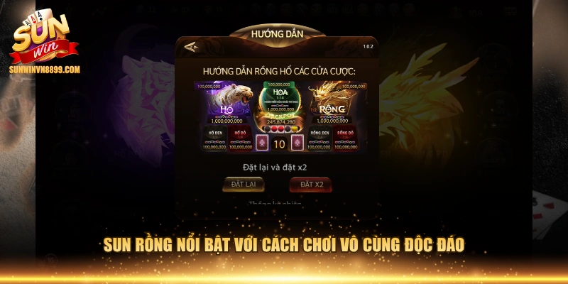 Sun rồng nổi bật với cách chơi vô cùng độc đáo